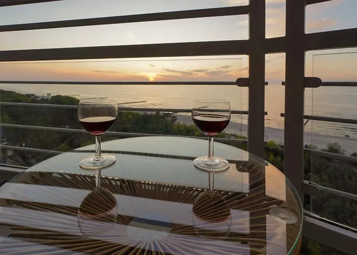 公寓 Sea View Tower Porta Mare 10 Floor Dziwnówek